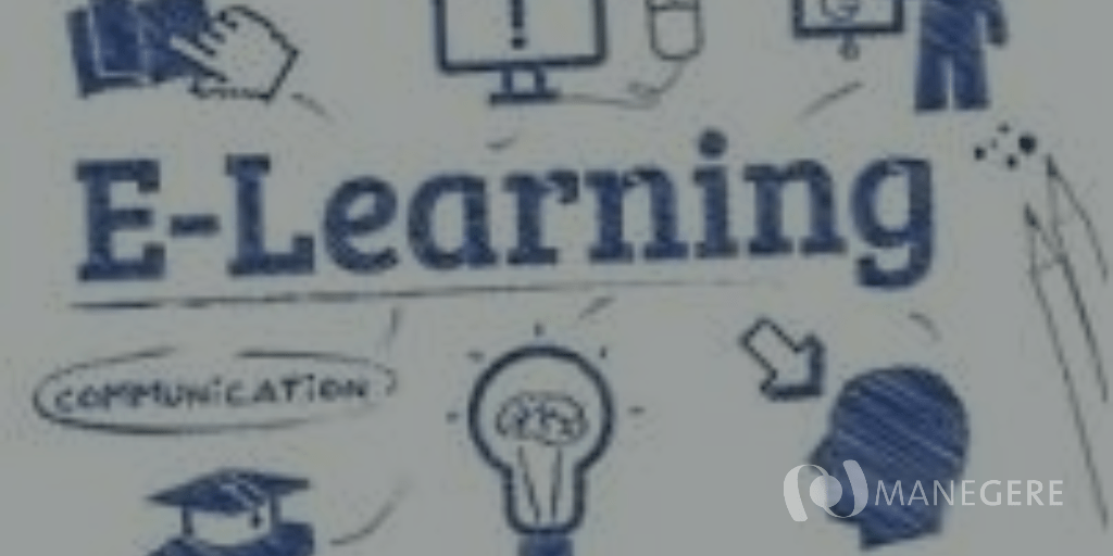 e learning + logo